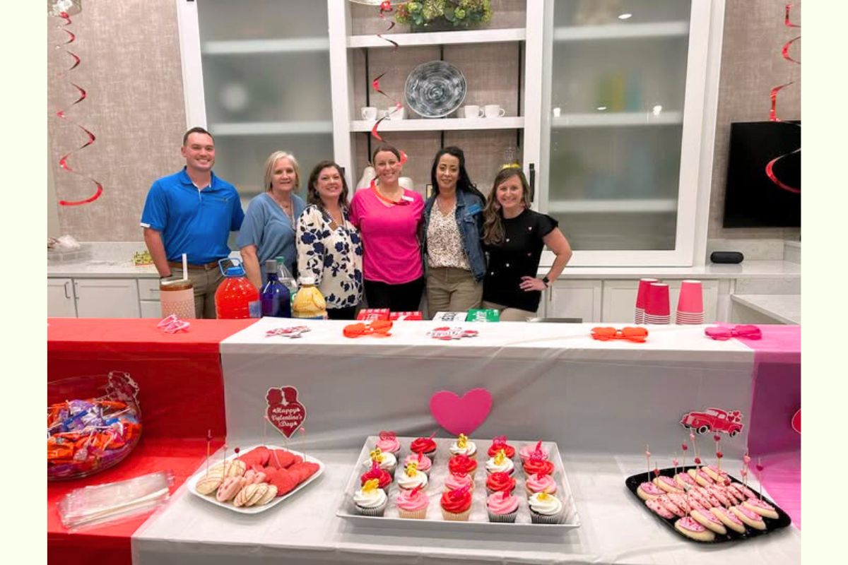 Home Instead Celebrates Valentine’s Day with The Claiborne at Brickyard Crossing
