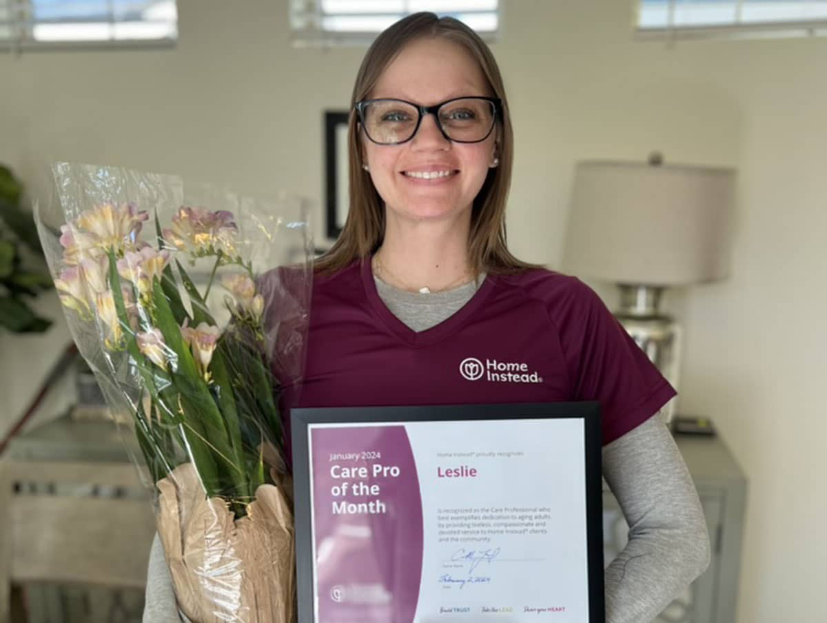 January 2024 Care Pro of the Month Leslie Nies 1 1 