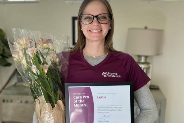 January 2024 Care Pro of the Month Leslie Nies 1 1 
