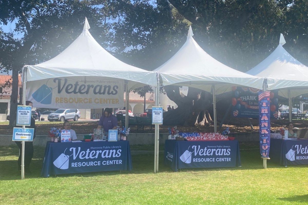 Home Instead Veterans Library Park Event in Monrovia CA