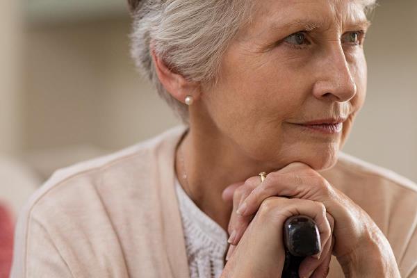 bigstock Serious senior woman sitting o 270854308