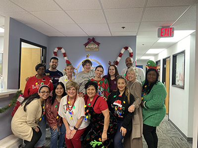 Home Instead Team at the BASTAS Wrapping Party