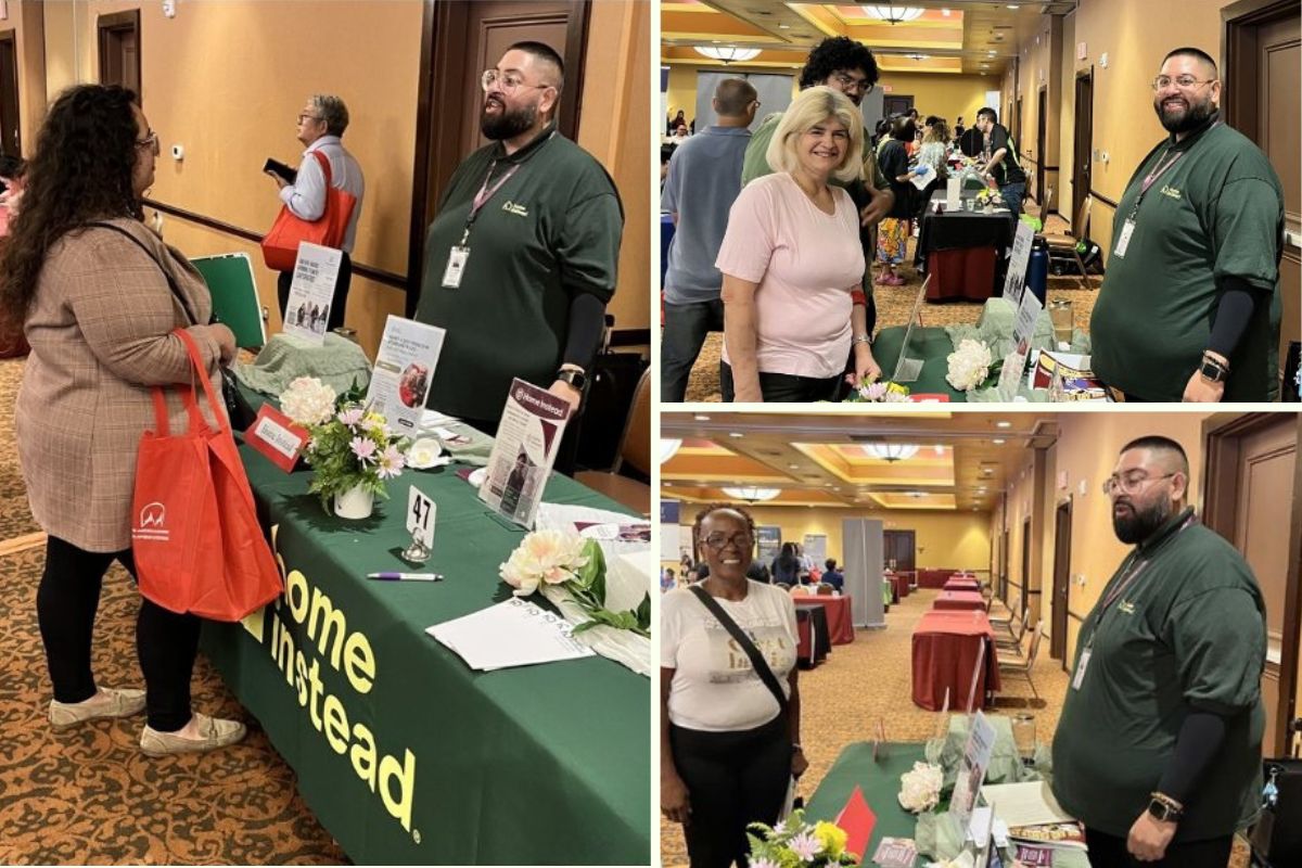 Home Instead Connects at 14th Annual AAEDE Job Fair in Monrovia, CA collage