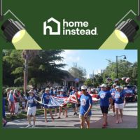 home instead team in the July 4th parade