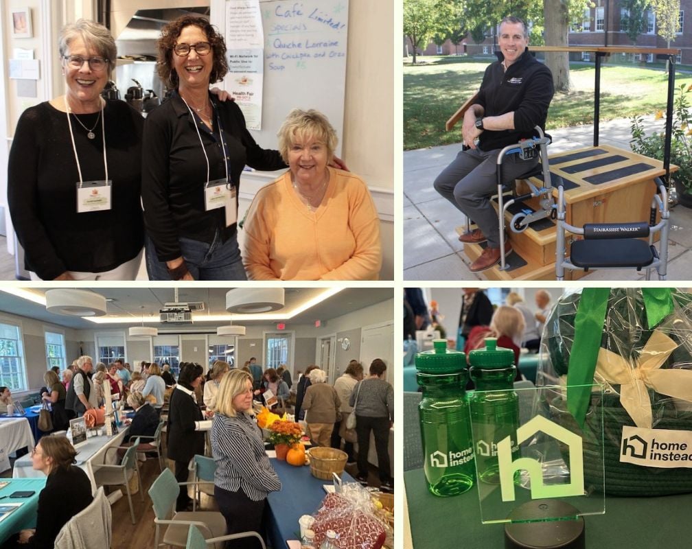 Home Instead of Scituate Joins the Community for Fall Into Wellness Event collage
