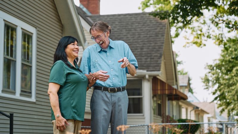 Home Instead caregiver with senior client in Gaston County, NC