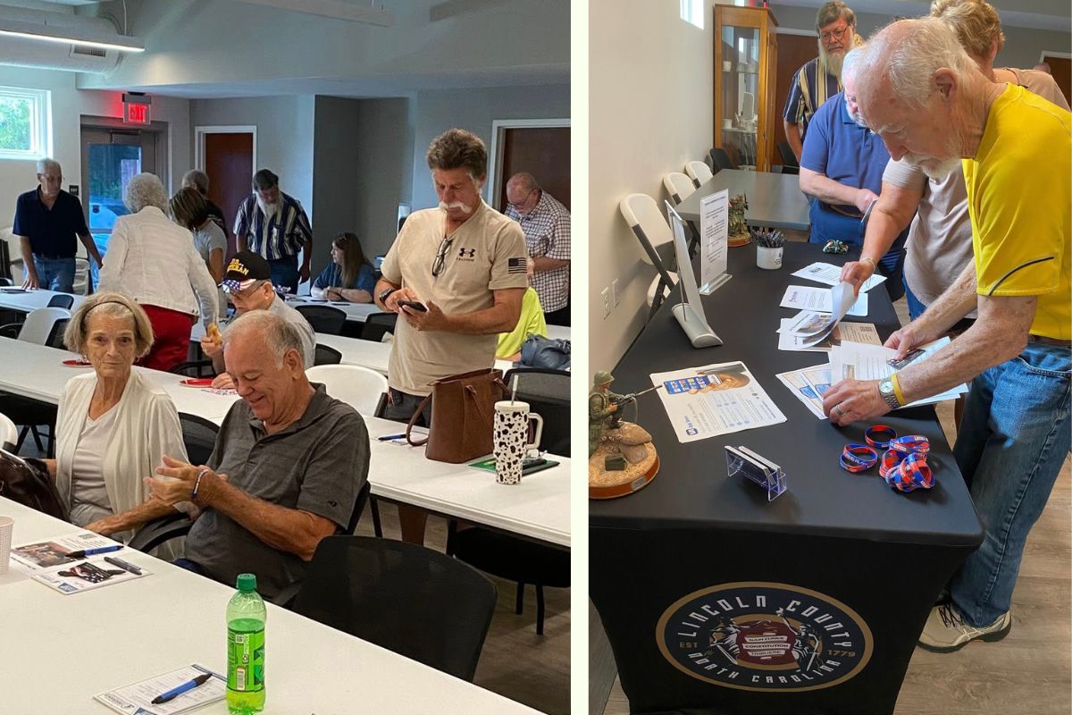 Home Instead Veterans Coffee Event in Lincolnton, NC