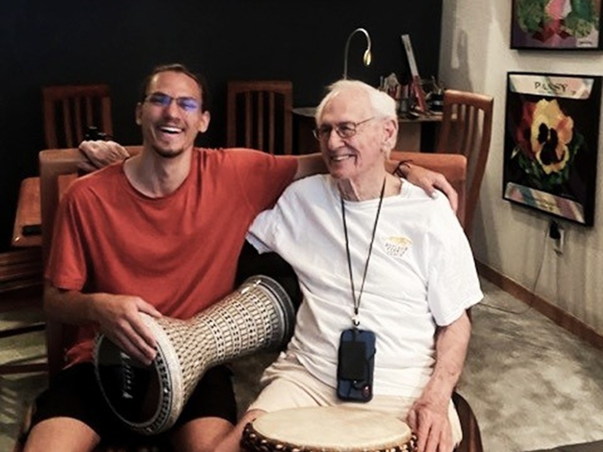 Caregiver Joey D. and His Client