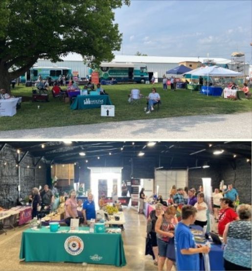 Home Instead Supports the Macoupin County Fair Senior Expo collage