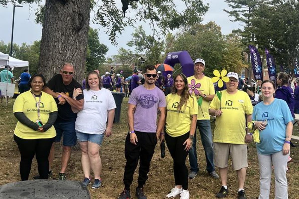 Home Instead Team at 2025 Walk to End Alzheimer’s in Quincy IL