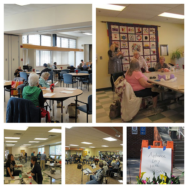 Hunterdon County Senior Resource Center collage
