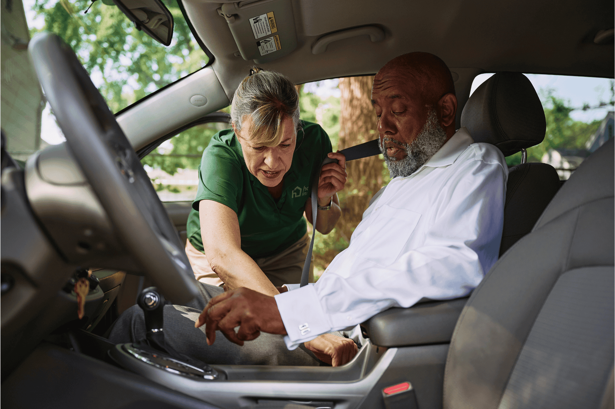 Buckling into Car