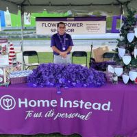 Home Instead Lakeland, FL booth at Alz awareness