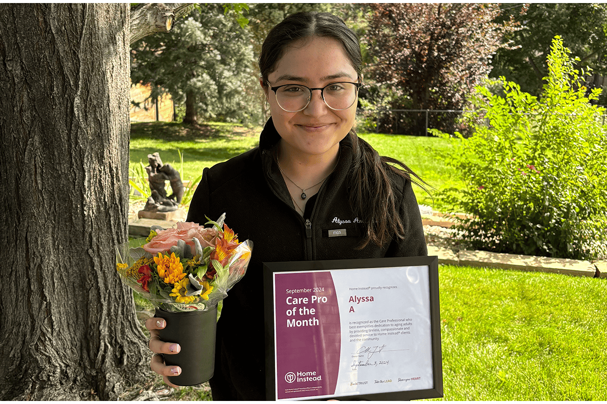 September Care Pro of the Month Alyssa