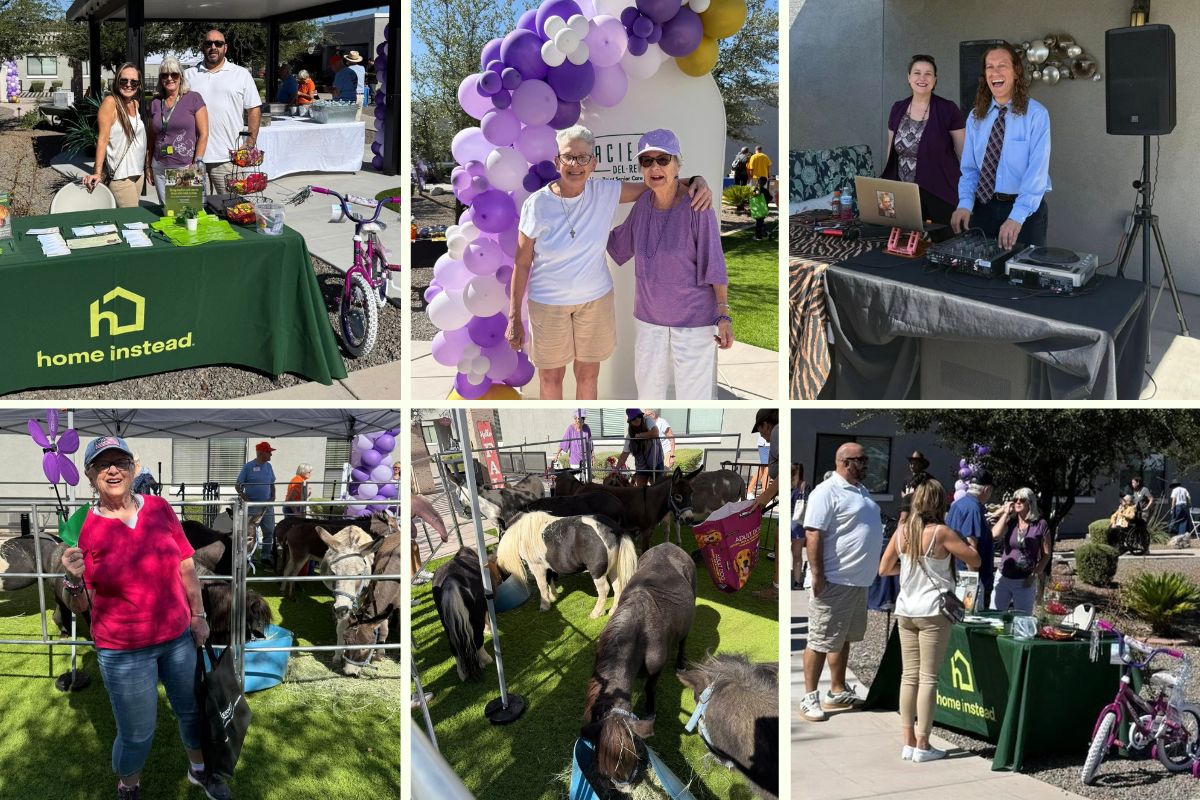 Home Instead Joins Mini Walk to End Alzheimer’s in Litchfield Park, AZ collage
