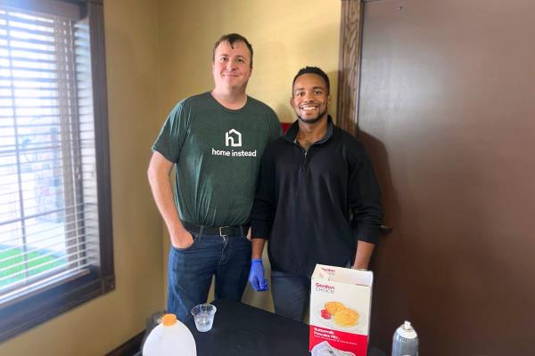 Home Instead Serves Stacks of Joy on National Pancake Day in Newburgh, Indiana