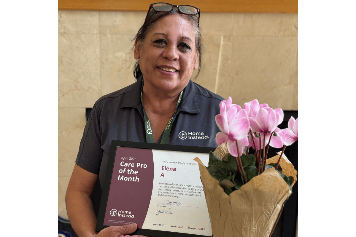 April Care Pro of the Month Elena A