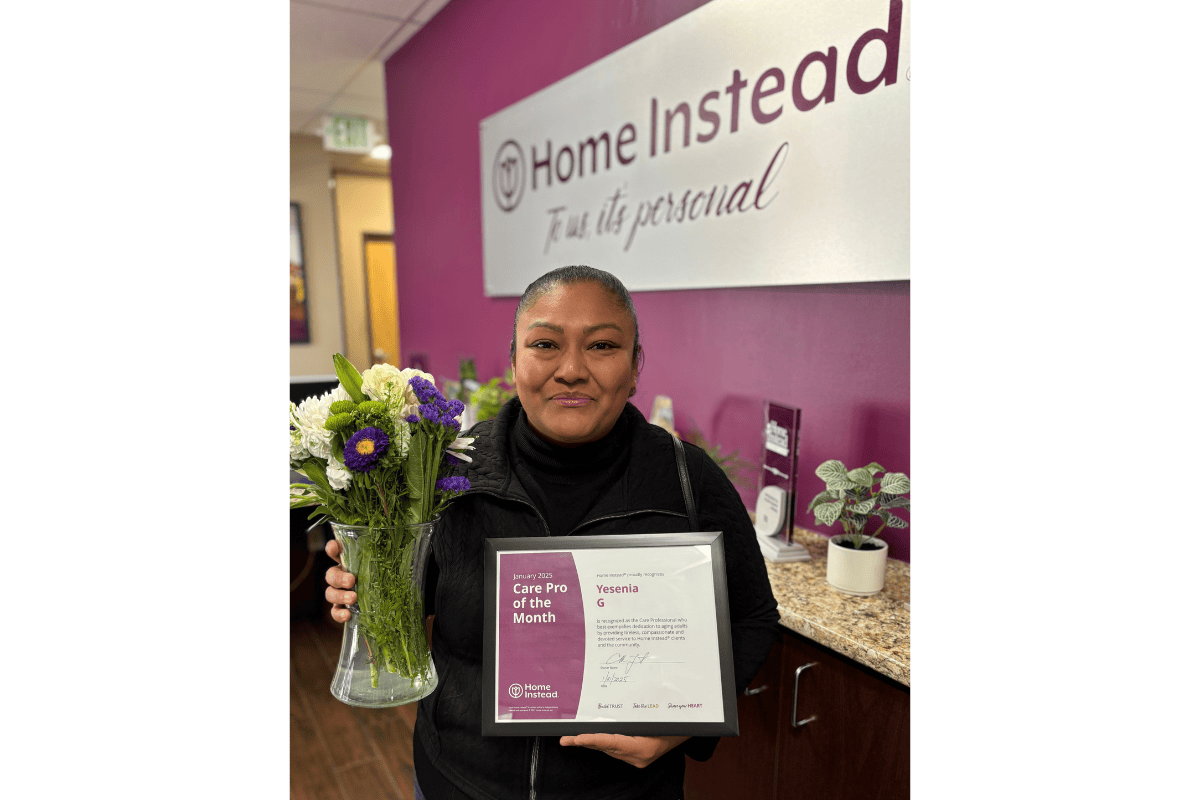 January 2025 Care Pro of the Month Yesenia G 1 
