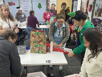 Home Instead Team Wrapping BASTAS Gifts 2 
