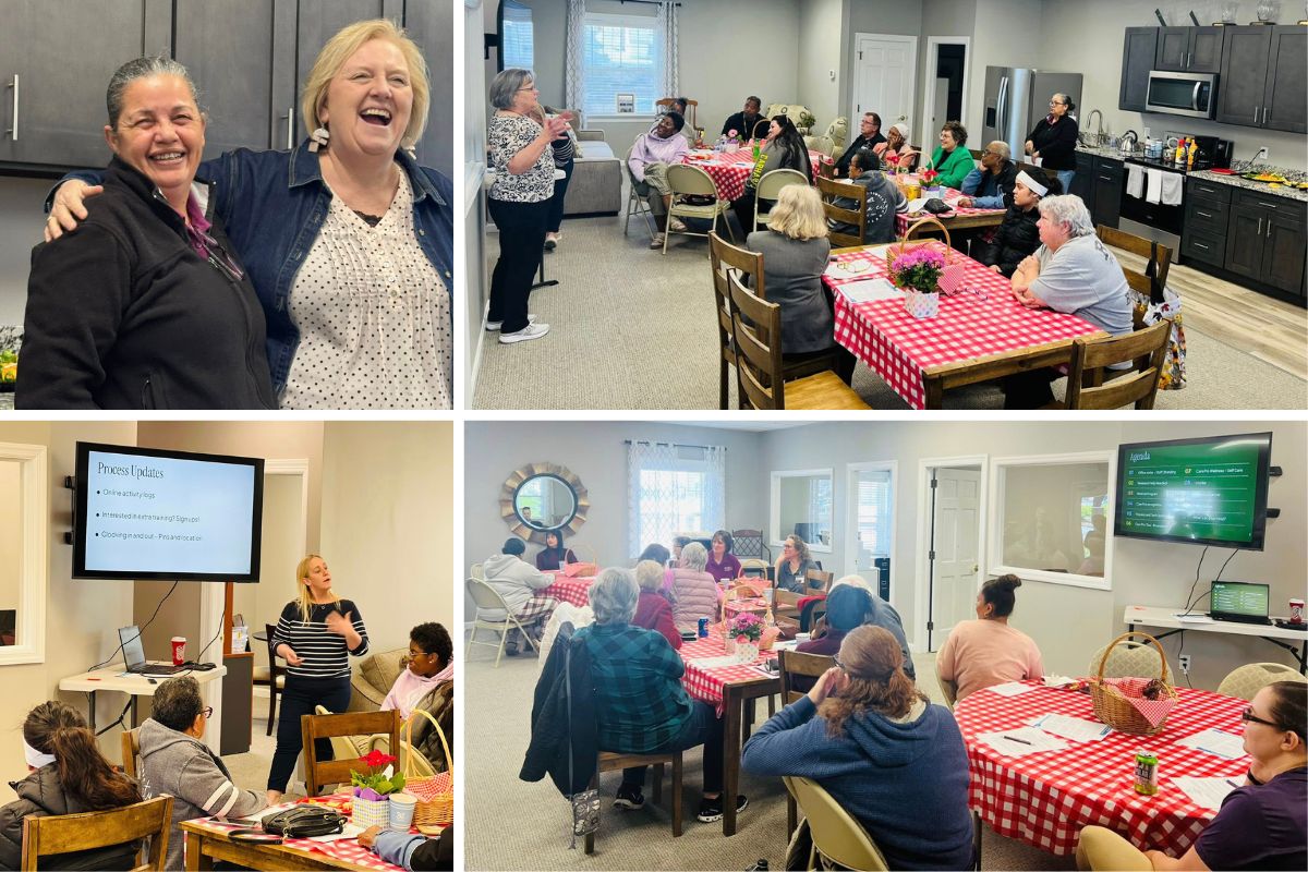 Home Instead Connects with Team at Care Pro Meeting in Lancaster, PA collage