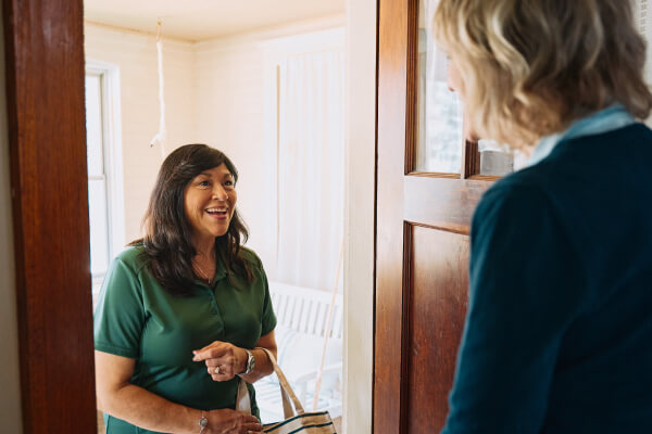 carepro woman arrival