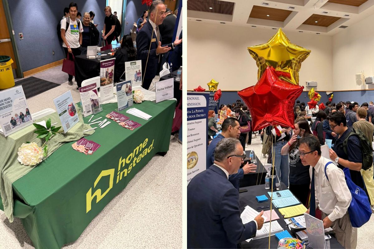 Home Instead at College Job Fair in Pasadena, CA