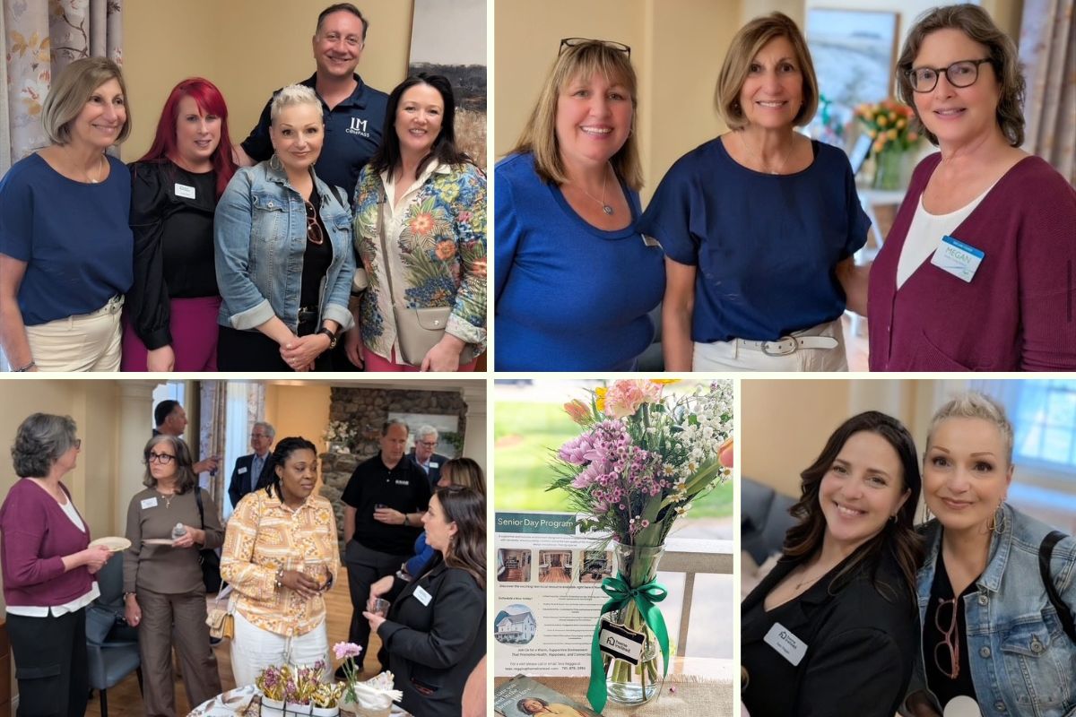 Home Instead Hosts Bloom & Build Networking Event in Norwell, MA collage