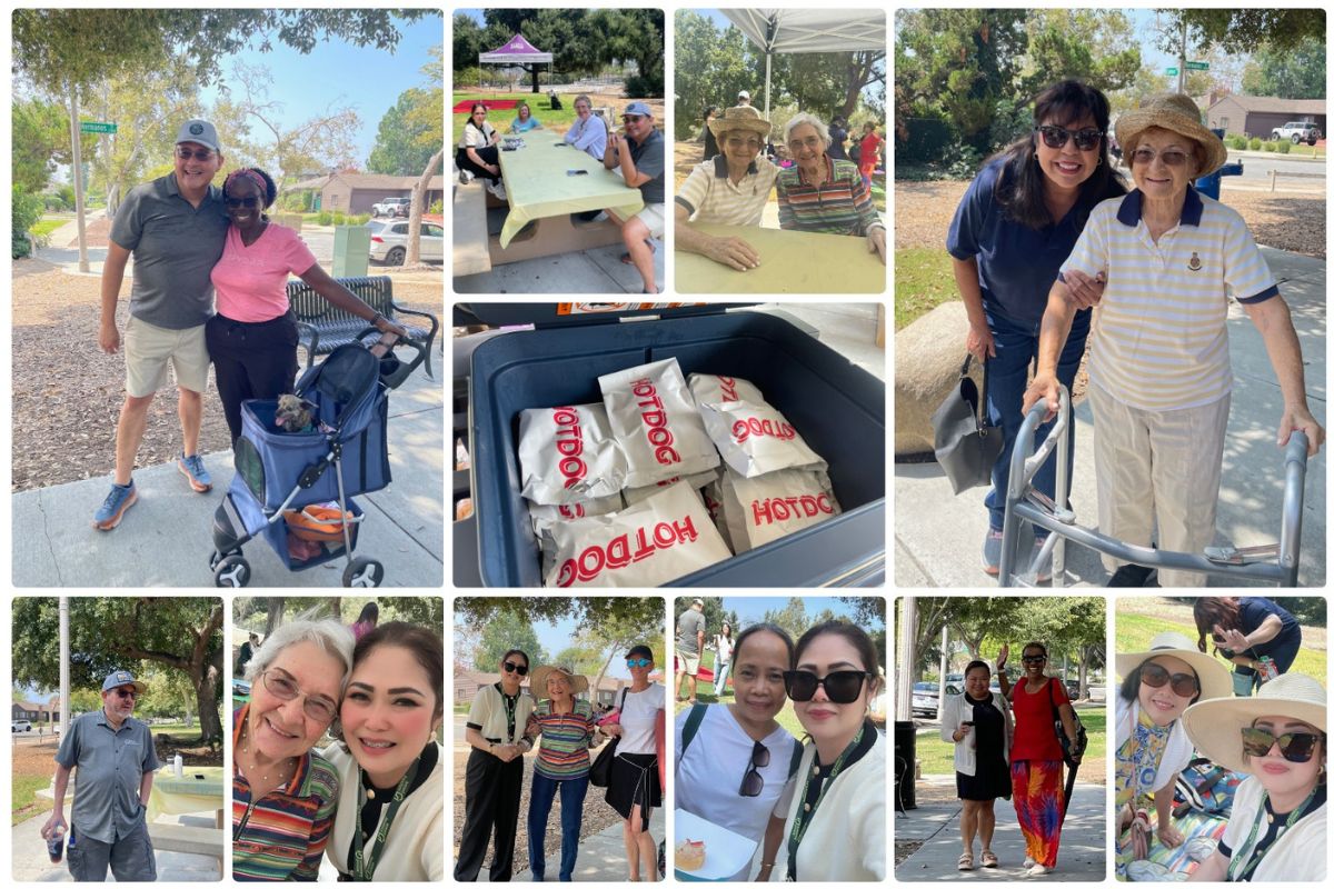 Home Instead Throws a Summer Picnic in the Monrovia Park collage