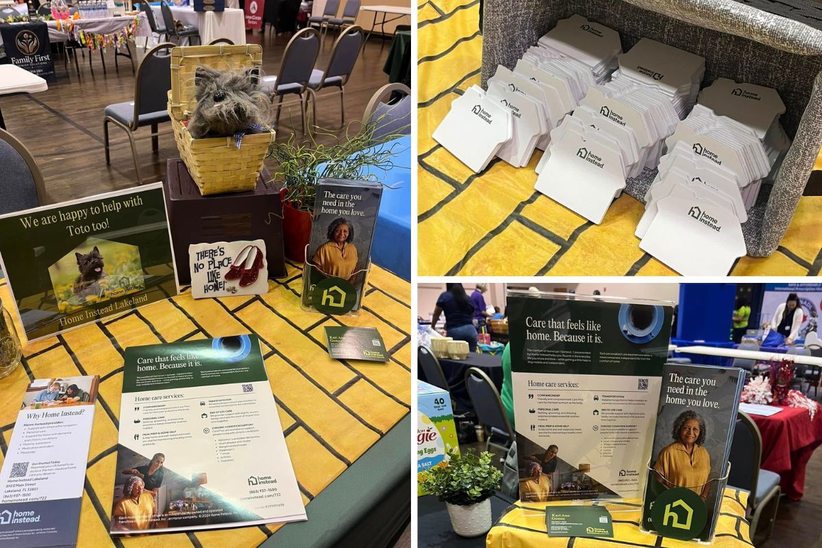 Home Instead Supports Community Senior Adult Health and Resource Fair in Lakeland, FL collage