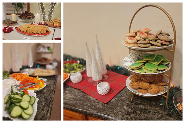 Care Pros and Clients at Holiday Party 2022 collage 2