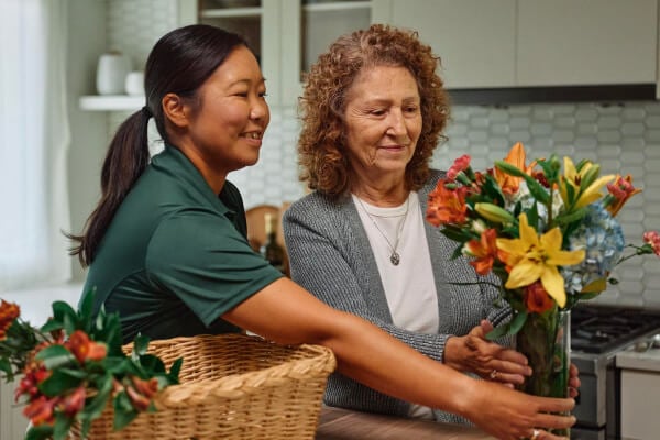 carepro woman boquet